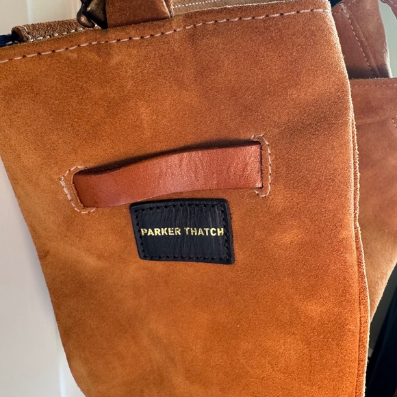 Retired Parker Thatch Suede Crossbody - Picture 2 of 3